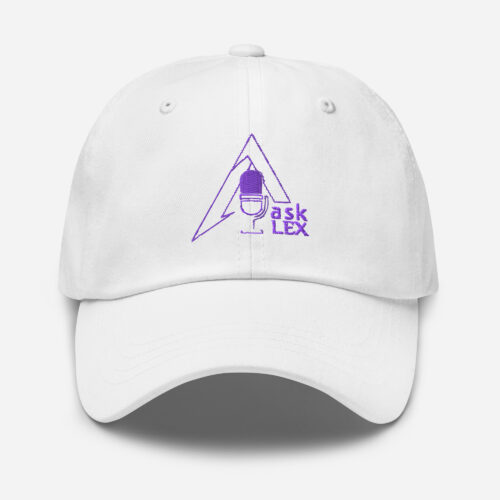 Ask LEX - purple ouline