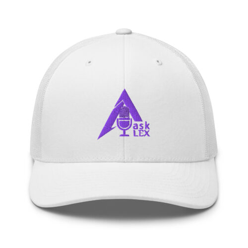 Trucker Cap - Ask LEX - Purple Solid
